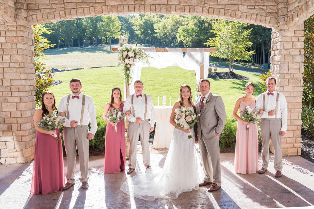 bridal party by Lake of the Ozarks Wedding Photographer Mitchell Bennett Photography