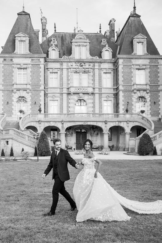 Paris Destination at Chateau Bouffémont wedding photographer